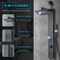 Anzzi Dion Series 39 in. 2-Jetted Shower Tower with Heavy Rain Shower and Body Jets SP-AZ082MB - alternate 3