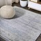 Jonathan Y Modern Persian Vintage Moroccan Traditional Light Gray 5 ft Square Area Rug MDP101B-5SQ - alternate 1