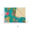 Homeroots 50" X 70" Teal And Pink Floral Cotton Quilted Kantha Throw Blanket with Embroidery 544531 - alternate 2