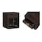 Manhattan Comfort Evelyn Nightstand in Brown - Set of 2 2-NS011-BR - alternate 3