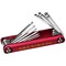 Performance Tool 9-Piece Aluminum Folding SAE Hex Key Set W9132 - alternate 1