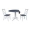 Whitewood Industries Extension Dining Tables, 45 in L, 38 in H, Parawood, 3 Piece Set K05-42DPT-27-C613-2 - alternate 2