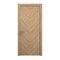 Sartodoors Interior Solid French Door 32 x 80 inches, Ego 5005 Natural Oak, Single Regular Panel Frame Handle EGO5005ID-SNA-32 - alternate 1