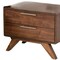Homeroots 18" Wood and Solid Wood Two Drawer Nightstand 473009 - alternate 2