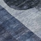 Homeroots 8' Navy Blue Gray And Charcoal Round Geometric Washable Indoor Outdoor Area Rug 604332 - alternate 3