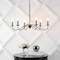 Jonathan Y Wicklow 34.75" 6-Light Bohemian Farmhouse Iron LED Chandelier, Oil Rubbed Bronze JYL7559A - alternate 4
