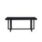 Homeroots 71" Black Wood Trestle Base Dining Table 630379 - alternate 1