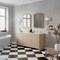 James Martin Vanities Gracyn 72 in. Double Vanity, Coastal Driftwood, w/ 3 CM White Zeus Quartz Top D125-V72-CSD-3WZ - alternate 2