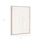Homeroots White Geo Mache Brown Shadowbox Wall Art 653971 - alternate 3