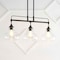 Jonathan Y Marlowe 32.5" 3-Light Farmhouse Industrial Iron/Glass Linear LED Pendant, Oil Rubbed Bronze/Clear JYL7589A - alternate 4