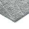 Homeroots 5' X 8' Pewter Charcoal And Ivory Geometric Washable Indoor Outdoor Area Rug 577572 - alternate 3