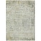 Homeroots 10' X 14' Sage Charcoal And Ivory Abstract Washable Indoor Outdoor Area Rug 604552 - alternate 2