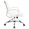 Leisuremod Benmar Leather Office Chair, White BO19WL - alternate 3