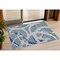 Homeroots 3' X 5' Gray Abstract Washable Indoor Outdoor Area Rug 599124 - alternate 1
