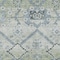 Homeroots 9' X 12' Artichoke Green Denim Blue And Silver Floral Washable Indoor Outdoor Area Rug 588856 - alternate 6