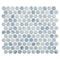 Andova Tiles Estavo Grey 3/4-in. Penny Round Stone Inspired Matte Porcelain Floor & Wall Mosaic Tile ANDESTA1252 - alternate 1