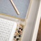 Martha Stewart Kerry 3 Pack Plastic Stackable Office Desk Drawer Organizers with Gold Trim, 9 x 6 BE-PB8974-G-3-CLRGLD-MS - alternate 2