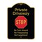 Signmission Black & Gold, 18 Inch x 24 Inch, Heavy Gauge Aluminum A-DES-BG-1824-9922 - alternate 1