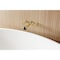 Kingston Brass Two-Handle Wall Mount Tub Faucet with Knurled Handle, Polished Brass KS5022RKX - alternate 3