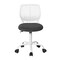 Homeroots Gray and White Adjustable Height Swivel Rolling Office Chair 719260 - alternate 1