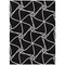 Homeroots 3' X 5' Black And Ivory Geometric Washable Indoor Outdoor Area Rug 612851 - alternate 2