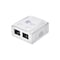 Monoprice Surface Mount Box, Cat5e, 2P, White 7091 - alternate 1