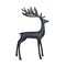 Creative Co-Op Black Reindeer Table Decor 18 in. XS6069 - alternate 1