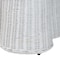 Bali & Pari Palm Bohemian White Scallop Rattan Console Table 252-14099-ZORO - alternate 3