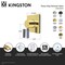 Kingston Brass Single-Handle Three-Way Diverter Valve with Square Trim Kit, Brushed Nickel KS3048KPS - alternate 2