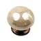 Homeroots Set of Six Tan Mushroom Knob Ceramic Drawer Pull Knobs, 6PK 635790 - alternate 1