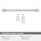 Amerock Winsome 10-1/16 inch 256mm Center-to-Center Polished Nickel Cabinet Pull BP36772PN - alternate 2