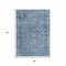 Homeroots 8' X 10' Blue And Beige Abstract Washable Indoor Outdoor Area Rug 616001 - alternate 2