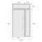 Vdomdoors Steel Door Dekton 0163 Venezia Noce Side and Top Exterior Window Sidelite Entry Door Painted W36+14 DEKTON0163EXD-VEN-W36+14xH80+16-RH-I - alternate 2