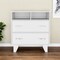 Homeroots 32" White Two Drawer Dresser 534954 - alternate 4