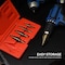 Neiko Step Drill Bit Set, 5 Pc Step Bit for Metal, 50 SAE Sizes, 1/8 in - 1-0.375 in, Step Down Bits 10197A - alternate 3