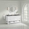 James Martin Vanities Breckenridge 60 in. Single Vanity Cabinet, Bright White w/ 3 CM Parisien Bleu Top 330-V60S-BW-FPBL - alternate 2