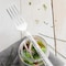 Smarty Had A Party Shiny Metallic Silver Hammered Plastic Forks (1000 Forks), 1000PK 2658-CASE - alternate 1