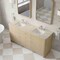 James Martin Vanities Gracyn 72" Double Vanity, Coastal Driftwood, w/ 3 CM Tajnar Eclos Widespread Top D125-V72-CSD-WTJR - alternate 4