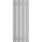 Ekena Millwork True Fit PVC Four Board Spaced Board-n-Batten Shutters, Hailstorm Gray , 23W x 62H, PR TFP101SBF23X062ST - alternate 2