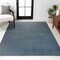 Jonathan Y Twyla Classic Solid Low-Pile Machine-Washable Blue 4 ft. x 6 ft. Area Rug WSH300B-4 - alternate 2