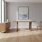 Homeroots 72" Natural Solid Wood Dining Table 640697 - alternate 3