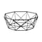 Homeroots 17" Black Metal Geometric Decorative Bowl 392181 - alternate 1