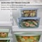 Pyrex Simply Store Tinted Blue Round Storage Set with Blue Plastic Lids, 10-Piece 1149600 - alternate 1