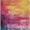 Homeroots 10' X 14' Merlot And Blush Abstract Washable Indoor Outdoor Area Rug 610948 - alternate 2