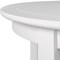 Homeroots 39" White Solid Wood Round Top Dining Table 569345 - alternate 2