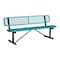 Leisure Craft Bench/Back, Portable, 6ft., Teal B6WBP-TEAL - alternate 1