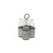 Homeroots Set of Four Clear Galvanized Metal and Glass Decorative Bottle Tabletop Sculpture, 4PK 488180 - alternate 2