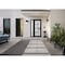 Vdomdoors Front Exterior Prehung FiberGlass Door Frosted Glass / Manux 8312 Matte Black / Sidelight Exterior MANUX8312EXD-BLK-W36+16 x H80-RH - alternate 2