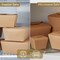 Eco Harmony Products Kraft Paper Take-Out Boxes, PFAS-Free, Recyclable, 8.4" x 6.3" x 1.9", 200PK 804583 - alternate 5