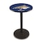 Holland Bar Stool Co 42" Blk Wrinkle Montana State Pub Table, 36" dia. Top L214B4236MontSt - alternate 1